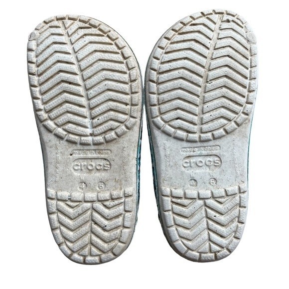 Crocs Unisex Limited Edition Glitter Penguin Clog Mule M4/W6 - Picture 7 of 8